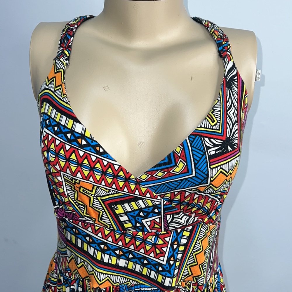 Spense sleeveless, colorful dress size large - Picture 9 of 9